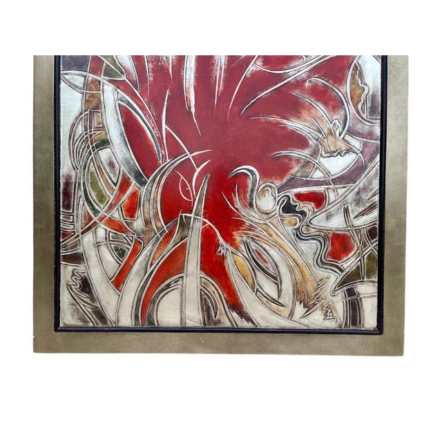 Large Sinestra Wall Panel by Lam Lee For Sale - Image 5 of 13
