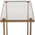 Mid 20th Century French Brass and Smoked Glass End Table in the Manner of Maison Jansen, C. 1950 For Sale - Image 5 of 7