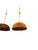 Mid-Century Modern 20th Century Italian Coiled Bamboo Dome Pendant Chandeliers - Pair For Sale - Image 3 of 5