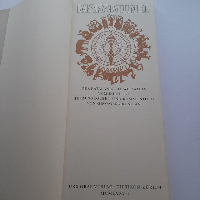 Mapamundi. Der katalanische Weltatlas vom Jahre 1375. Facsimile reprint of the "Catalan Atlas" created in 14th century...