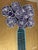 Contemporary Original Painting on Canvas by CL Auker “Purple Roses on Gold” For Sale - Image 3 of 5