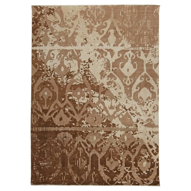 Contemporary Abstract Indian Flat Weave Rug by Doris Leslie Blau For Sale