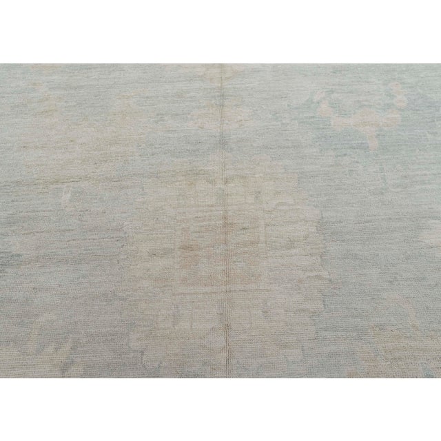 Oushak Rug 9'3" x 11'10" For Sale - Image 4 of 8