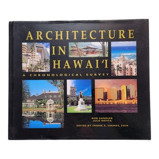 Architecture in Hawaii; A Chronological Survey, 1993 Coffee Table Photography Art Book For Sale