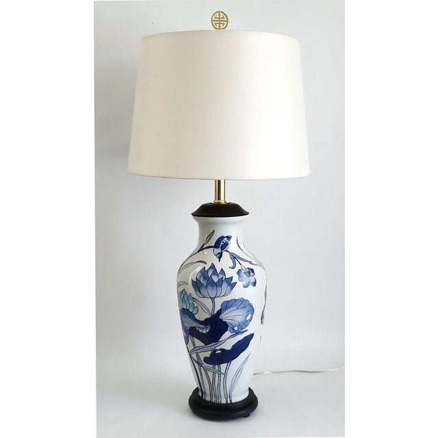 Mid 20th Century Lamp Chinese Restored For Sale - Image 5 of 14