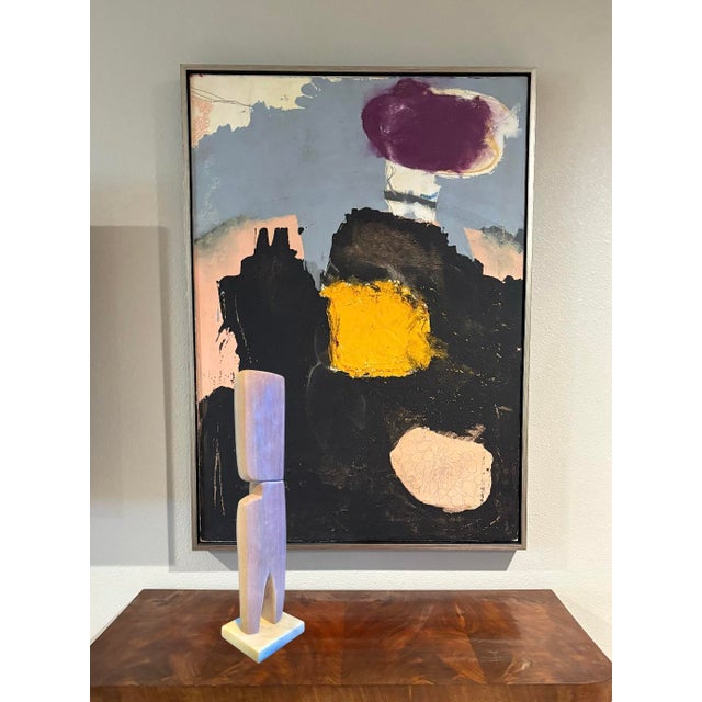 Santa Barbara, California well known and listed artist (American, b. 1969) Scott Donadio created this abstract sculpture...