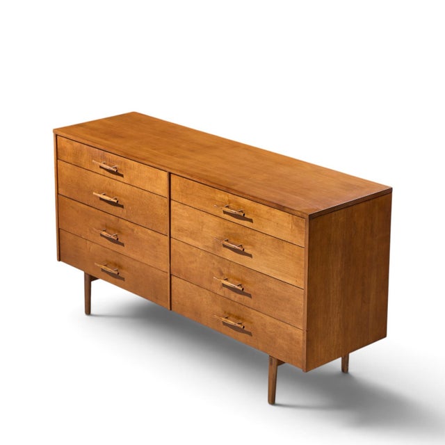 Brown Paul McCobb for Planner Group Mid Century 8 Drawer Dresser For Sale - Image 8 of 9