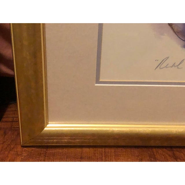 Wood "Real Women Pray" Signed Frame Art Print by Andrew Turner For Sale - Image 7 of 10
