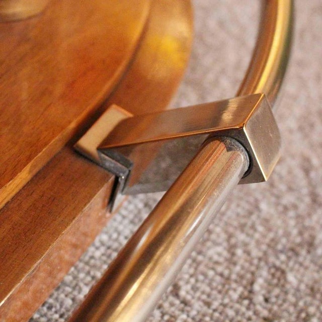 Brown Vintage Art Deco Extendable Table, 1930s For Sale - Image 8 of 10