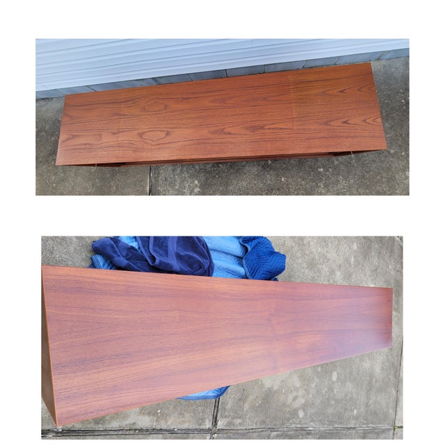 1960s Mid Century Danish Teak Credenza by Lovig For Sale - Image 9 of 12
