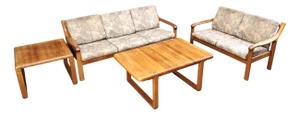 Mid-Century Scandinavian Sofa Set, 1970s, Set of 4