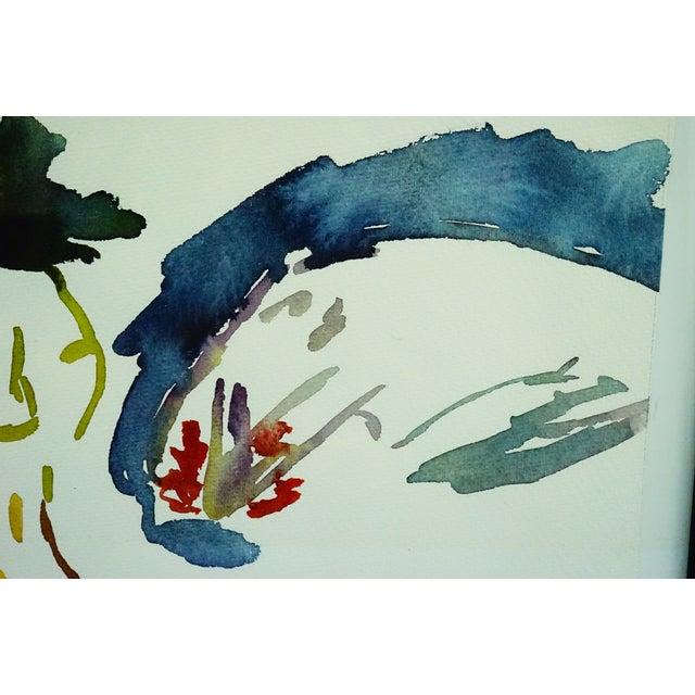 1980s After Alice Maher, Abstract, 20th Century, Watercolour, Framed For Sale - Image 5 of 16
