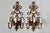 Vintage Italian Florentine Style Gold Finished Scrolling Arms Electric Wall Sconces- A Pair For Sale - Image 9 of 15