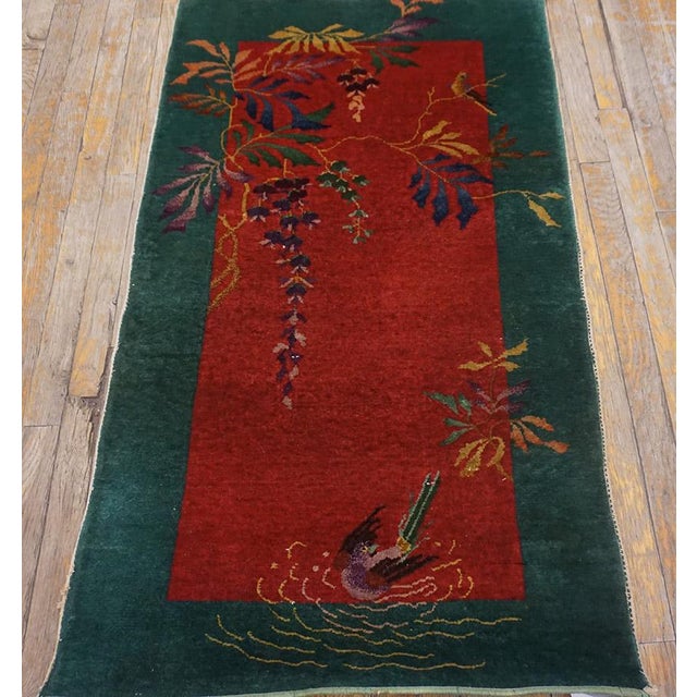 1920s Chinese Art Deco Rug ( 2'6" x 4'4" - 75 x 132 ) Chinese - Art Deco As the name implies, pieces woven between the...