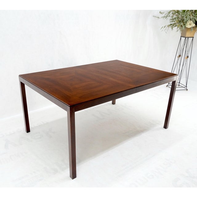 Wood John Stuart Two Tone Leaves Mid-Century Modern Rectangle Dining Table For Sale - Image 7 of 12