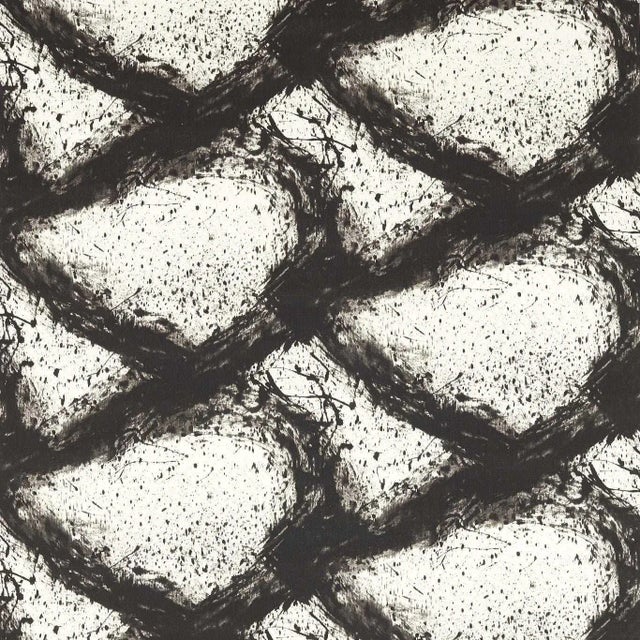 Harlequin Enigmatic Fabric in Black Earth - a Sample For Sale