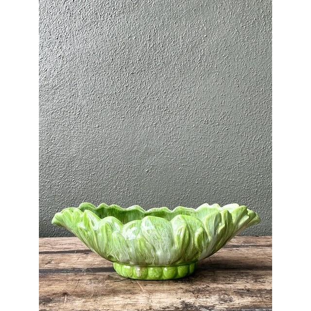 This stunning vintage Royal Haeger bowl is a quintessential representation of Mid-Century Modern American art pottery....