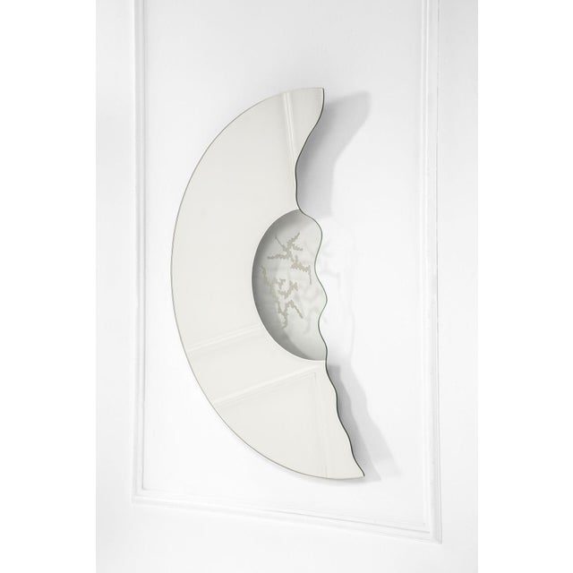 Nanda Vigo Mirror Scuttle by Nanda Vigo, 1980s, in Flawless conditions. Designed 1980 to 1989 This piece has an...