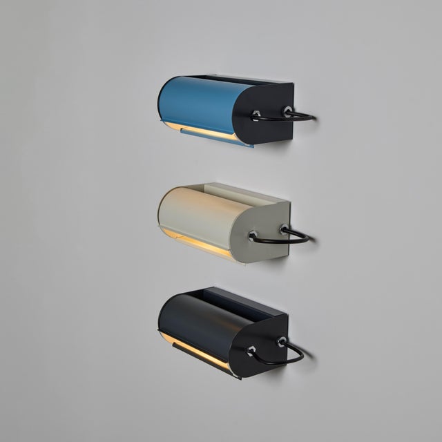 Charlotte Perriand 'Applique Cylindrique Petite' Wall Lamp in Anthracite For Sale - Image 15 of 18