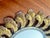 Mid-Century Modern Vintage Gilded Metal Sunburst Mirror For Sale - Image 3 of 7