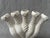 Vintage White Five Finger Vase For Sale In New York - Image 6 of 16