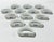 Ceramic Vintage German White Porcelain Rose Napkin Rings, Set of 13 – Ak Kaiser For Sale - Image 7 of 11