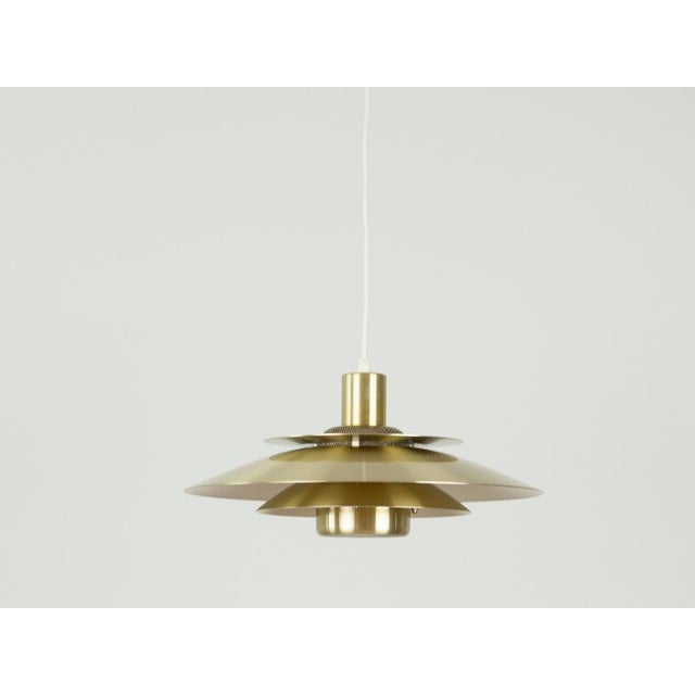 Vintage Danish Pendant Lamp by Kurt Wiborg for Jeka, 1980s For Sale - Image 3 of 9