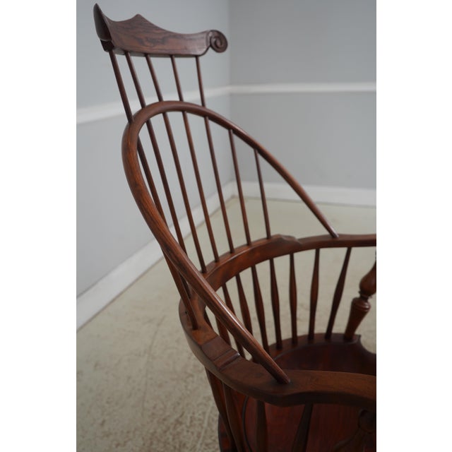Dr Dimes Tall Back Windsor Arm Chair For Sale In Philadelphia - Image 6 of 18