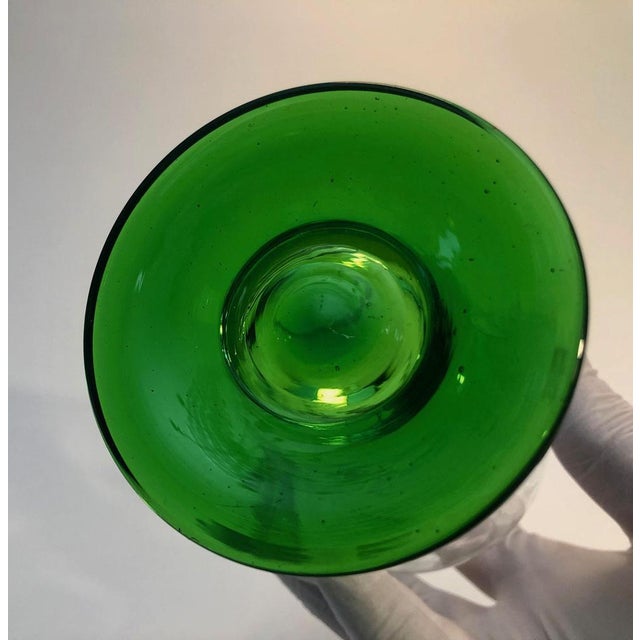 Handblown Beer Glasses, Former Czechoslovakia, 1920s, Set of 6 For Sale - Image 12 of 18