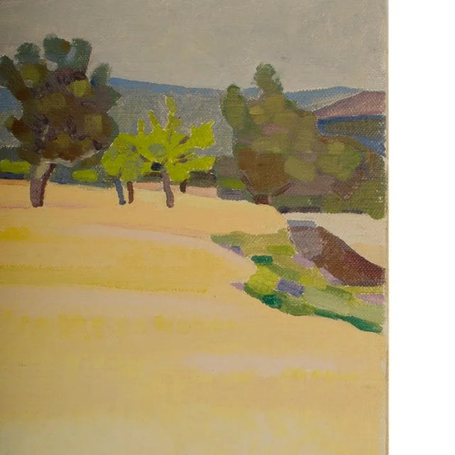 19th Century "Spring Trees" Expressionist Landscape Oil Painting by Ernest Yarrow-Jones For Sale - Image 4 of 8