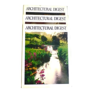 Three 1980s Architectural Digest Magazines For Sale