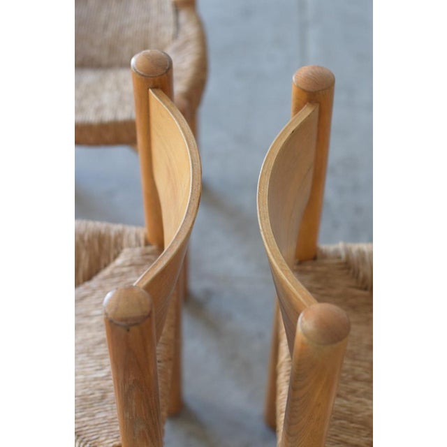 Mid-Century Modern Meribel Chairs and Stool by Charlotte Perriand, 1960s, Set of 3 For Sale - Image 3 of 18