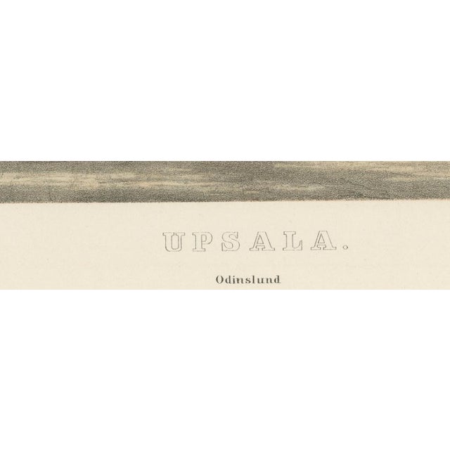 Paper A. Nay, Uppsala Odinslund Park View, Tinted Lithograph, 1877 For Sale - Image 7 of 12