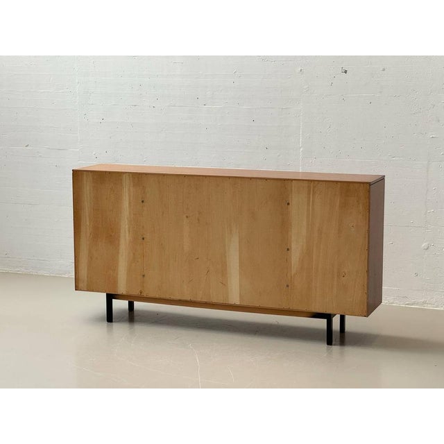Brown Mid-Century Swiss Highboard with Bar Compartment in Teak, 1960s For Sale - Image 8 of 18