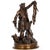 PIERRE-JULES MÊNE French, 1810-1879 Group of a Scottish Hunter with Fox and Hound (1861) Sand-cast patinated bronze,...