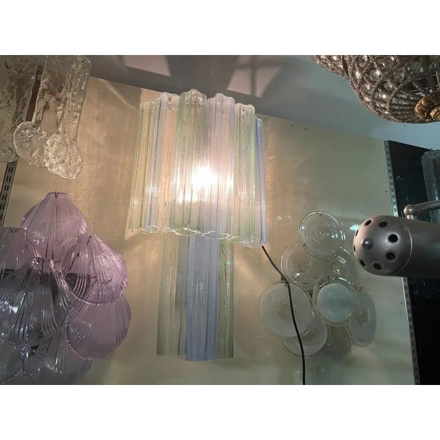 Large Murano Glass Tronchi Sconces, 1970s, Set of 2 For Sale - Image 4 of 12