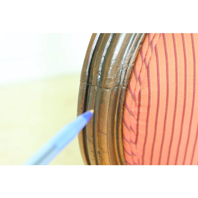 Vintage French Louis XV Style Open Armchair For Sale - Image 4 of 12