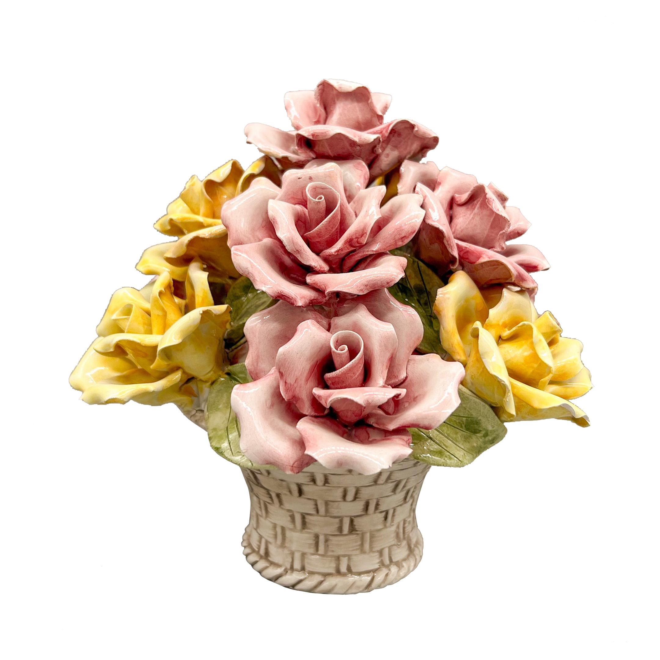 Bowl Service de Table en Porcelaine Italienne Capodimonte Avec Or