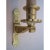 1950's French Empire Style Small Gold Bronze Signed Documented Wall Sconces by Maison Bagues a - Pair For Sale - Image 11 of 12