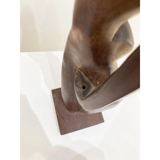 1950s Vintage Wood Sculpture, 1950s For Sale - Image 5 of 7