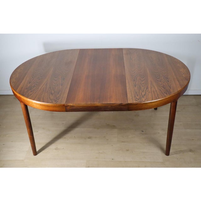 Danish Extendable Table in Rosewood by Harry Ostergaard for Randers Møbelfabrik, 1960 For Sale - Image 11 of 18