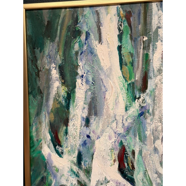Kurt Dejmo, Mountain Forest White, 1997, Oil on Canvas, Framed For Sale - Image 17 of 18