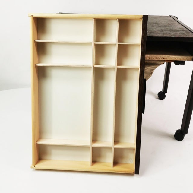 Modernist Mobile Side Table, Denmark, 1960s For Sale - Image 10 of 16