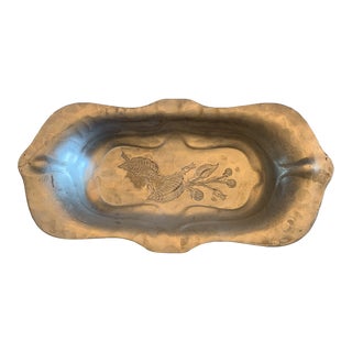 Vintage Hammered Farberware Aluminum Tray For Sale