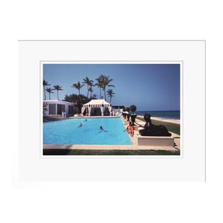 Molly Wilmot’s Pool 1982 by Slim Aarons Framed C Print For Sale