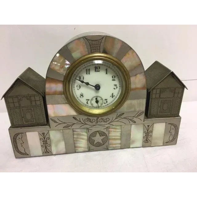 Antique Art Deco German Clock For Sale In Chicago - Image 6 of 7