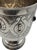 Silver Large Mexican Spanish Colonial Revival Alpaca Silver Wine Bucket & Green Onyx For Sale - Image 8 of 12