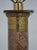 Brass Vintage Paul Hansen Brass & Faux Marble Tall Lamp For Sale - Image 8 of 10