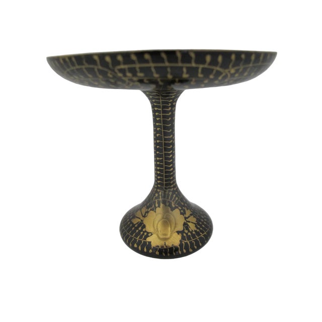 Japanese Hina Doll Takatsuki Tray Lacquer Makie Trinket Offering Dish For Sale - Image 9 of 9