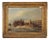 European Artist, Winter Scene, 1800s, Oil on Canvas, Framed For Sale